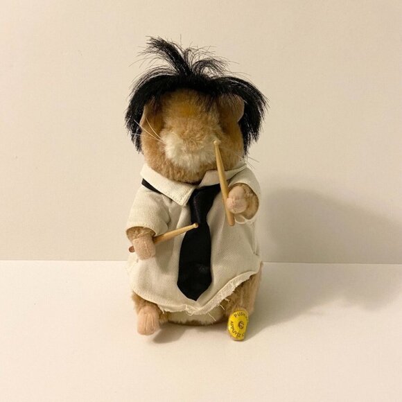 Gemmy Drummer Hamster Musical Happy Birthday Toy 7” No Movement -needs batteries - Picture 1 of 7